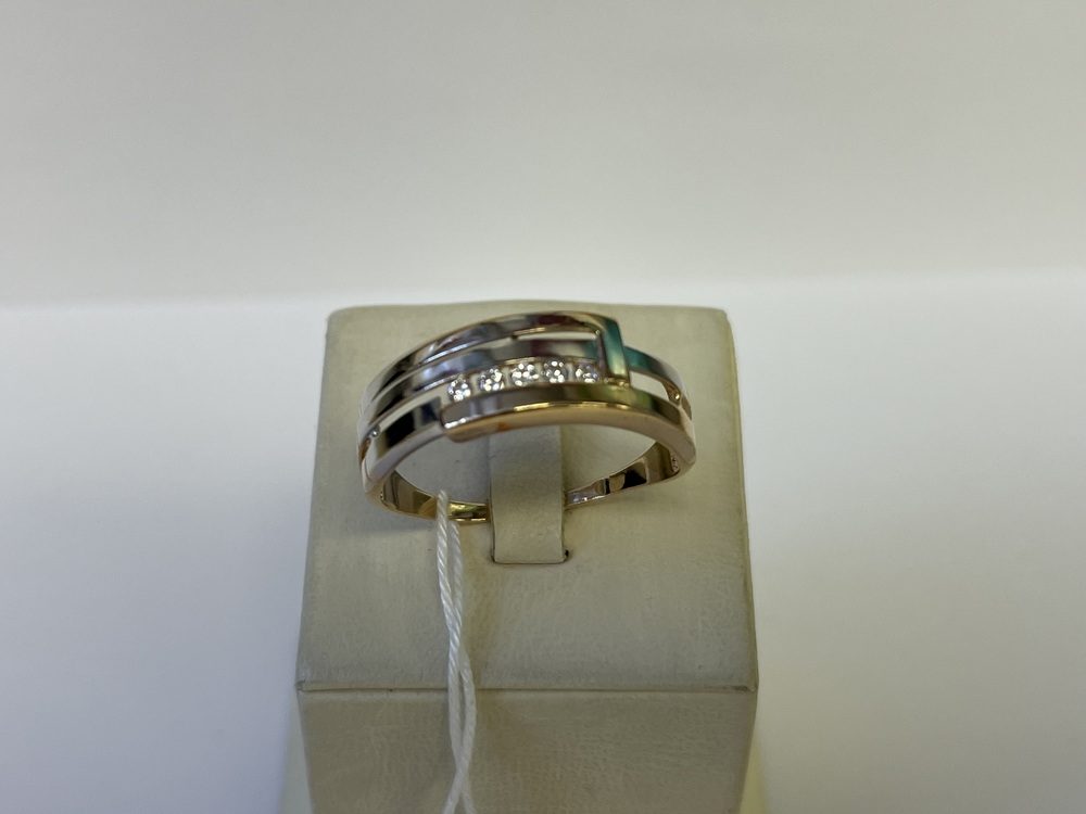КОЛКМИ585 КОЛЬЦО С КАМНЯМИ (Au 585)