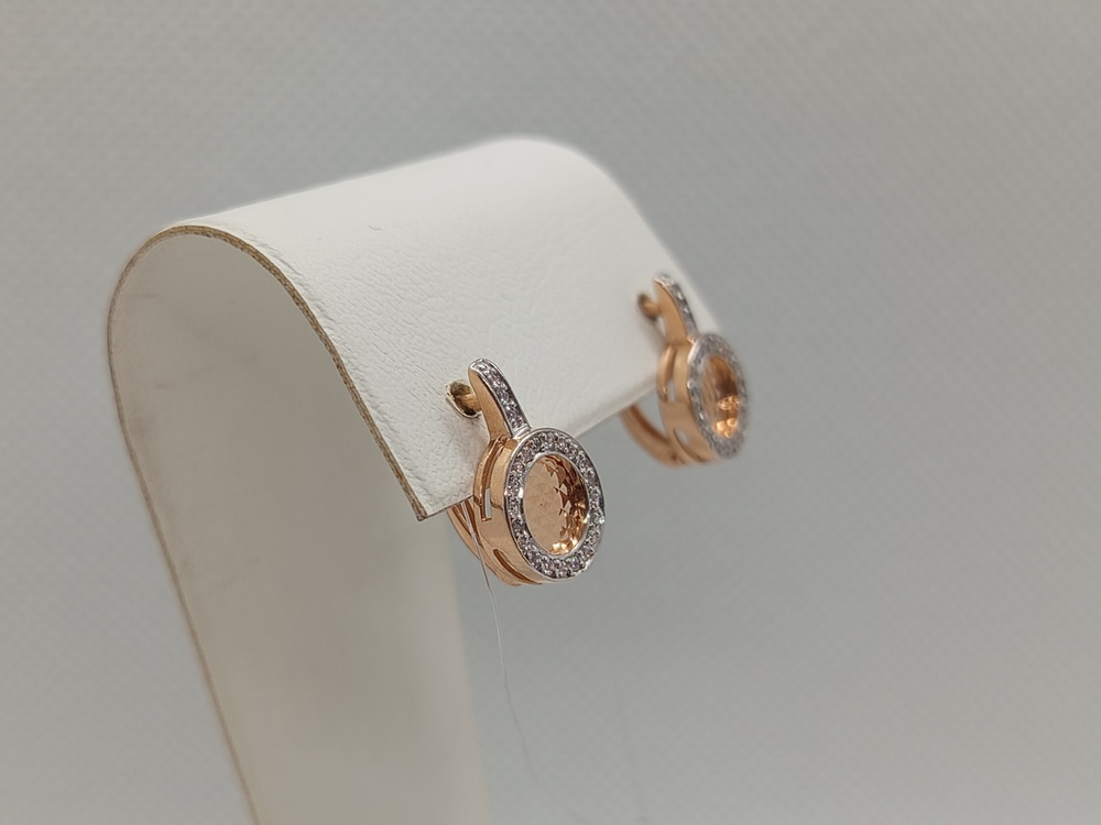 СЕРЬГИ С КАМНЯМИ (Au 585)