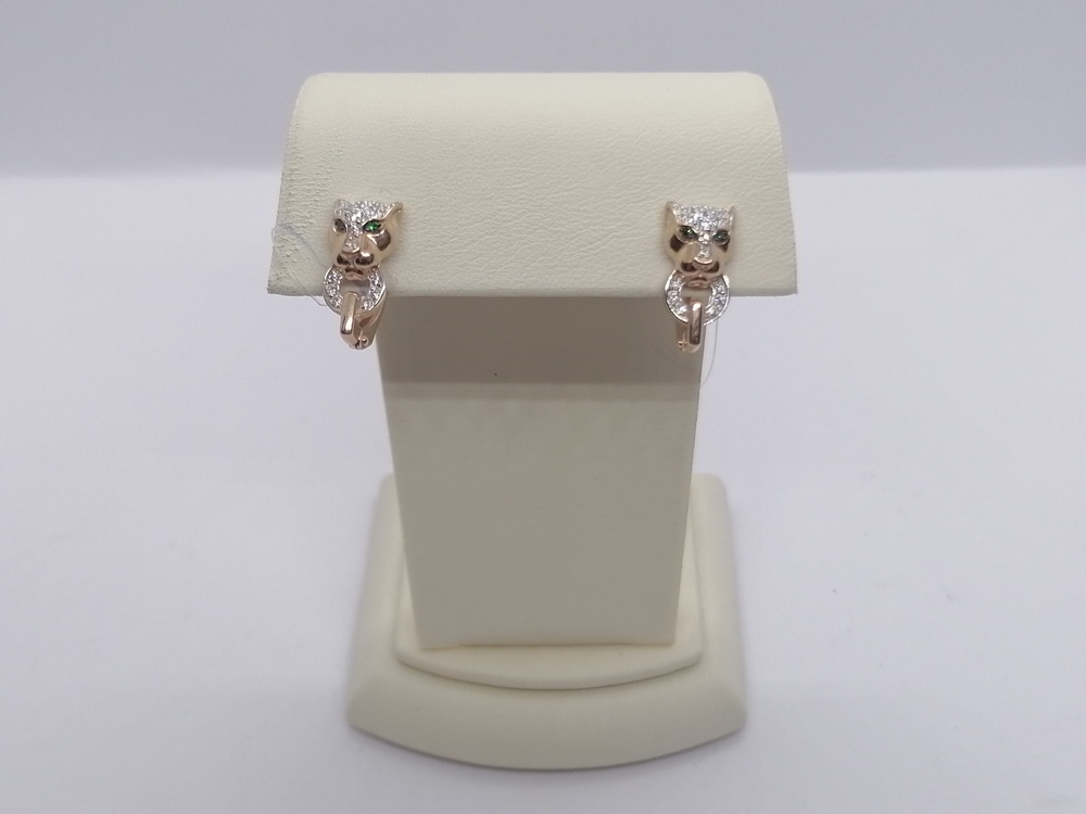 СЕРЬГИ С КАМНЯМИ (Au 585)