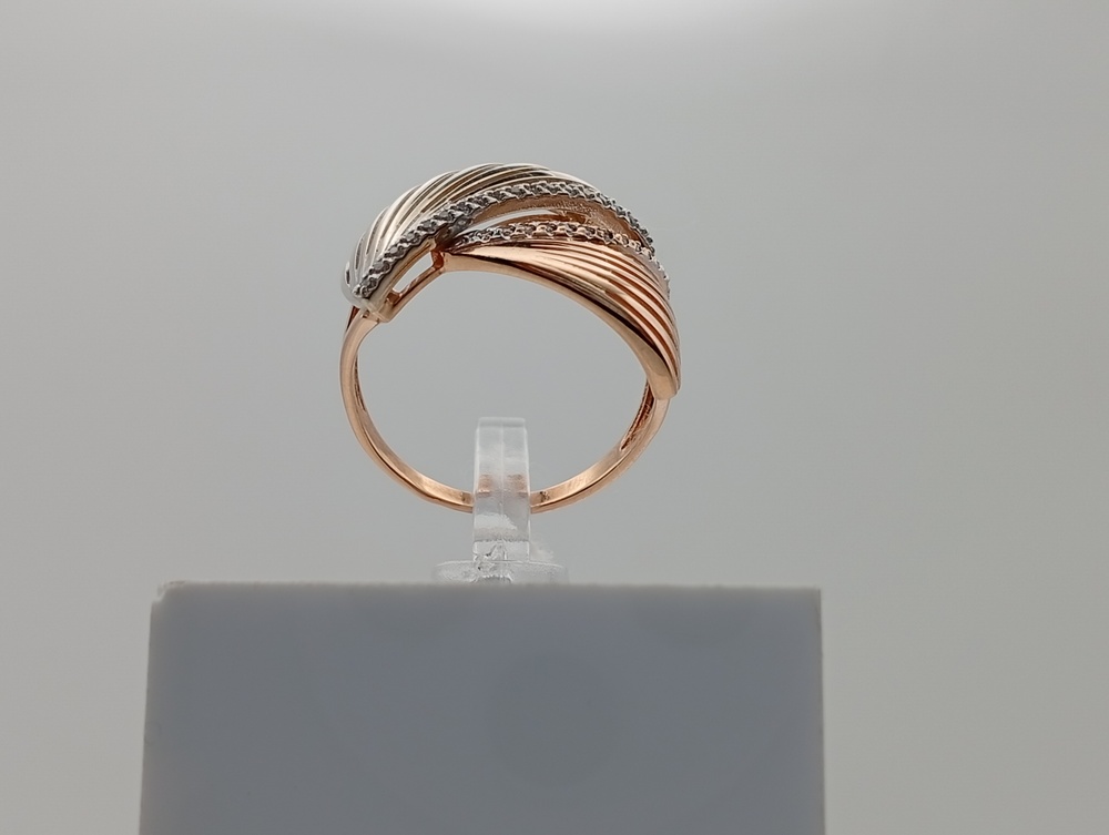 КОЛКМИ585 КОЛЬЦО С КАМНЯМИ (Au 585)