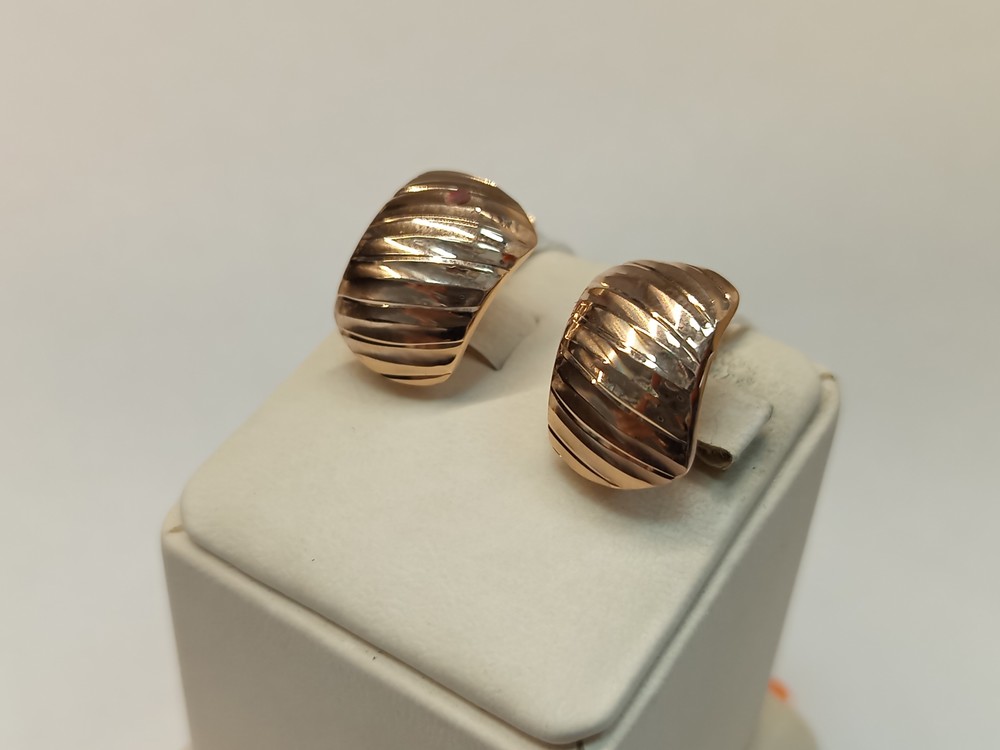 СБКМ585 СЕРЬГИ БЕЗ КАМНЯ (Au 585) СБКМ585 СЕРЬГИ БЕЗ КАМНЯ (Au 585)