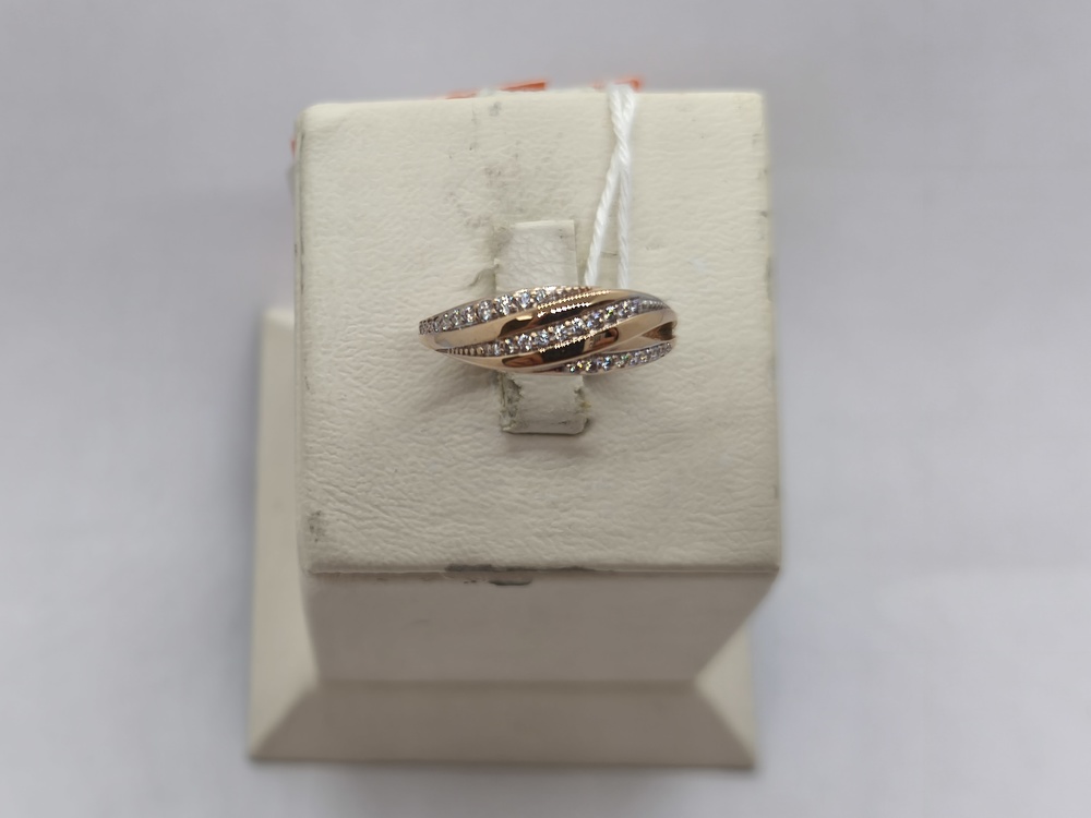 КОЛКМИ585 КОЛЬЦО С КАМНЯМИ (Au 585)