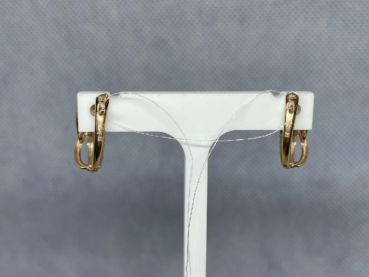 СЕРЬГИ БЕЗ КАМНЯ (Au 585)