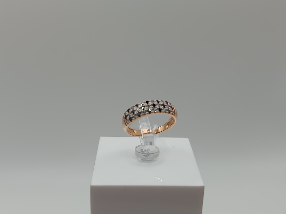 КОЛКМИ585 КОЛЬЦО С КАМНЯМИ (Au 585)