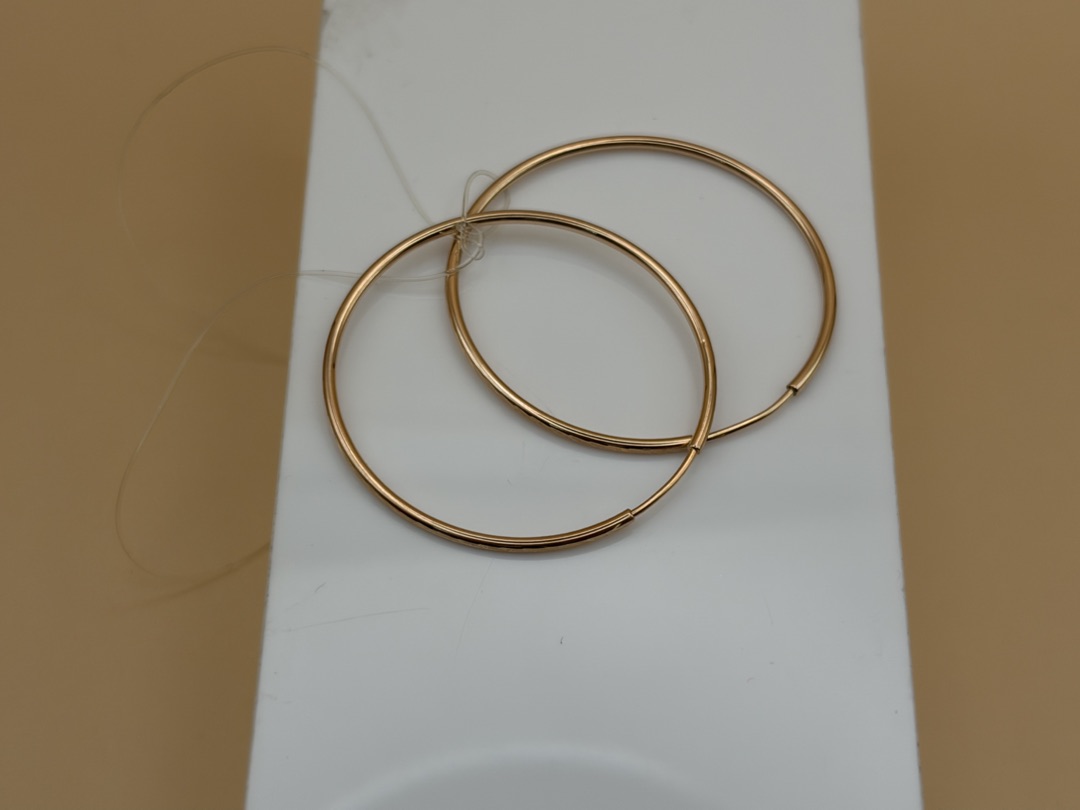 СЕРЬГИ КОНГО без камня (Au 585)
