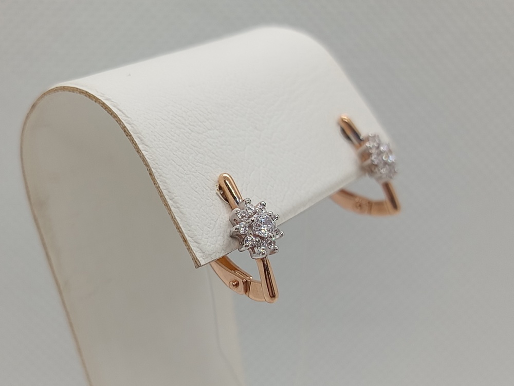 СЕРЬГИ С КАМНЯМИ (Au 585)