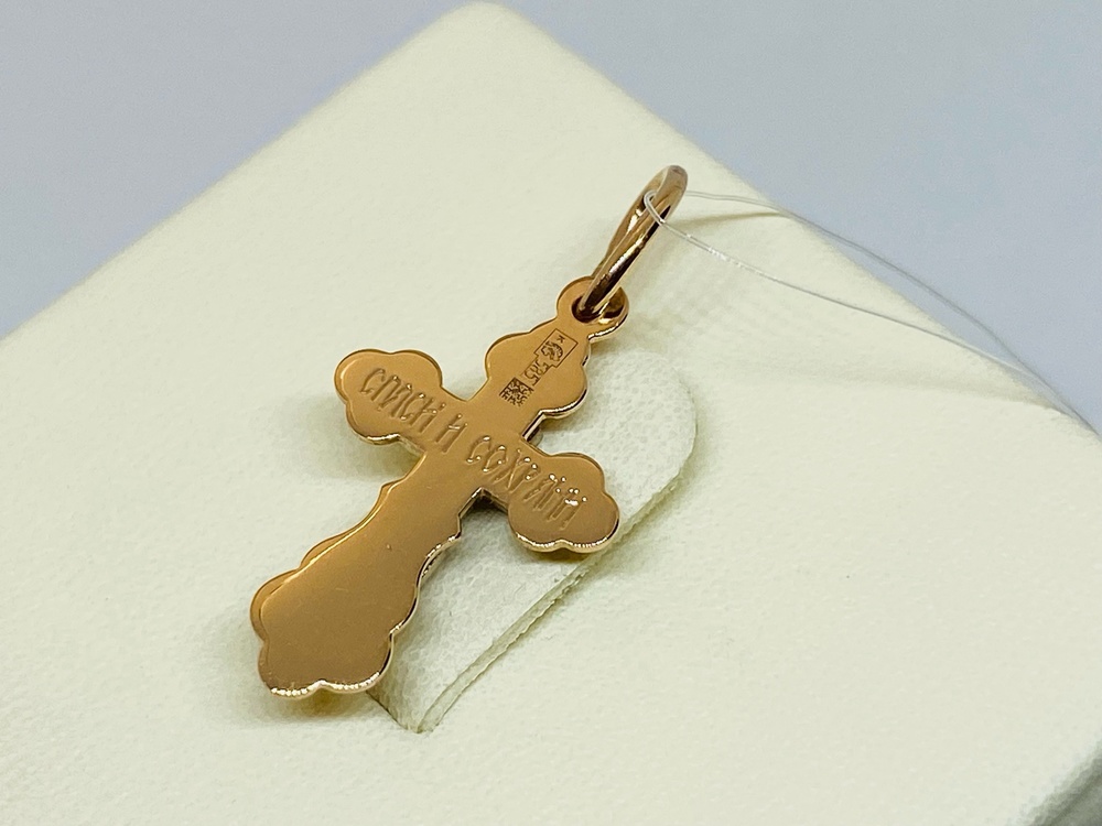 810-00328-10-00-00-00 ПОДВЕСКА КРЕСТ (Au 585)