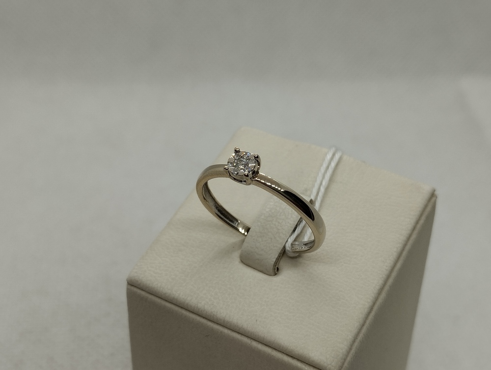 КОЛЬЦО БРИЛЛИАНТ Au 585