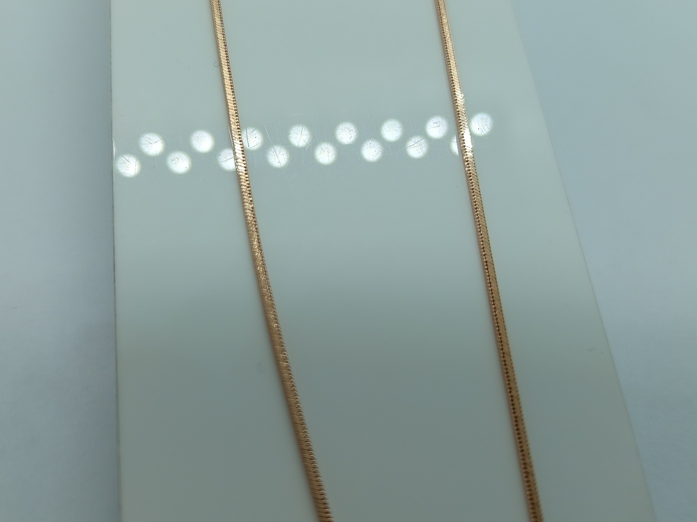 ЦЕПЬ ПОЛНОВЕСНАЯ Жгут(снейк) (Au 585)