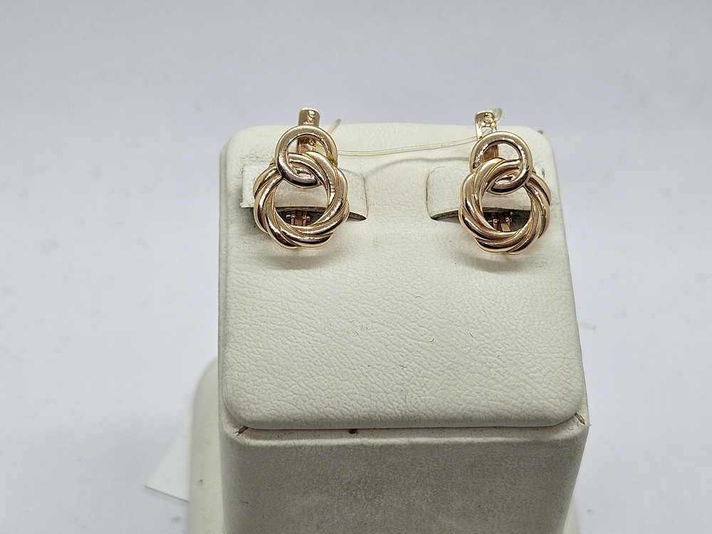 СЕРЬГИ БЕЗ КАМНЯ (Au 585)