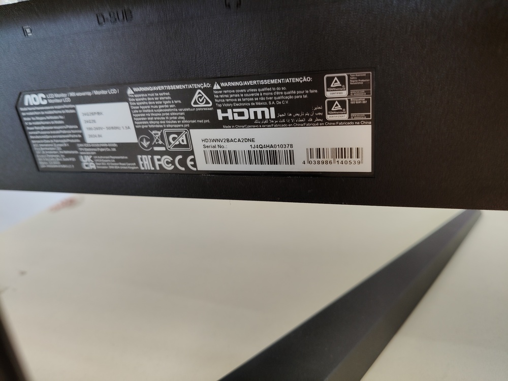 Монитор AOC 24G2SP
