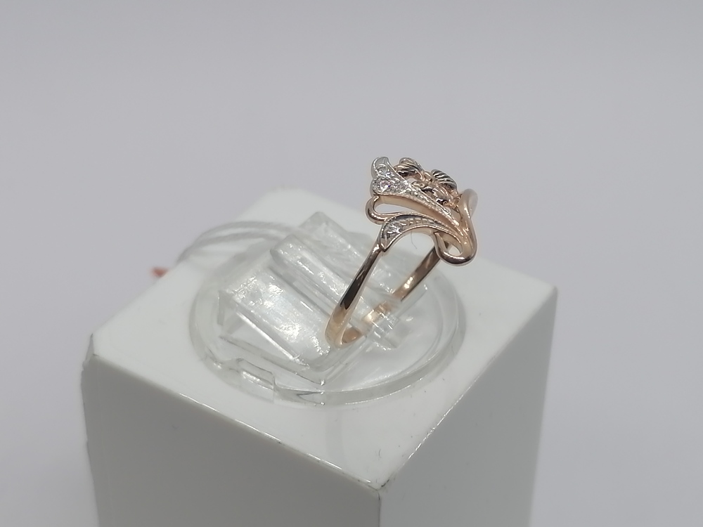 КОЛКМИ585 КОЛЬЦО С КАМНЯМИ (Au 585)