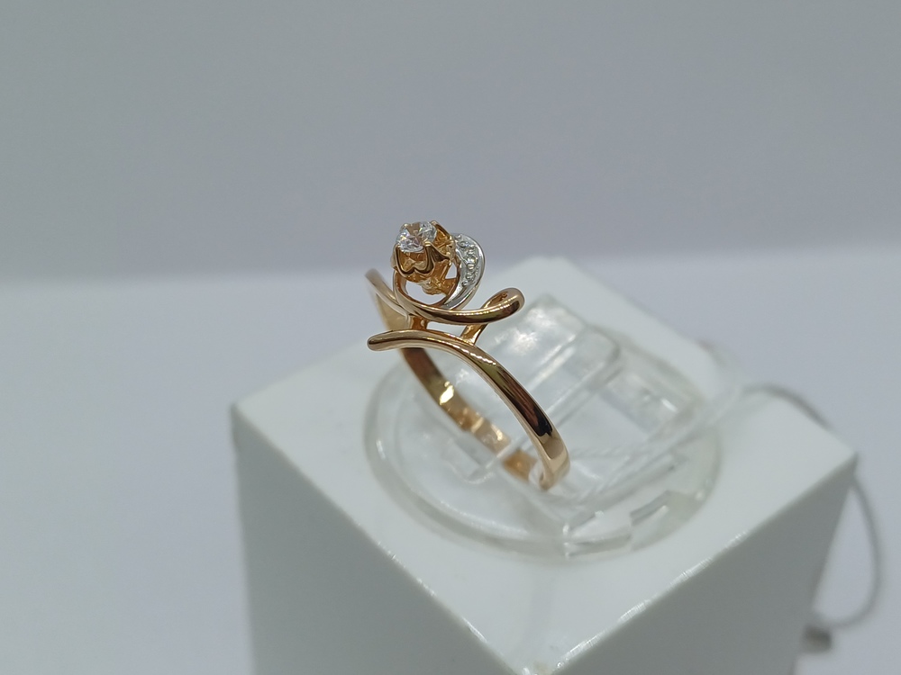 КОЛКМИ585 КОЛЬЦО С КАМНЯМИ (Au 585)