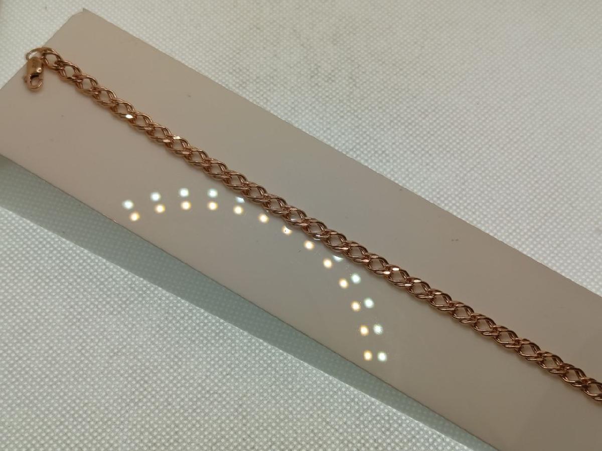 НБ 12-076ПГ БРАСЛЕТ ПУСТОТЕЛЫЙ (Au 585)