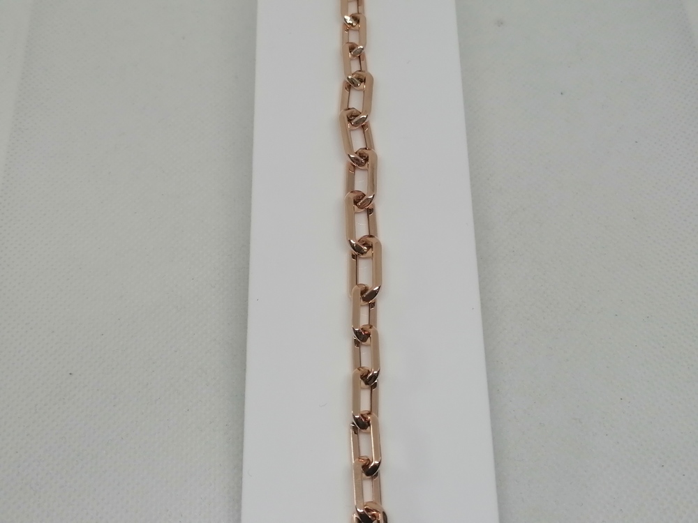 БРАСЛЕТ ПУСТОТЕЛЫЙ Якорное (Au 585)