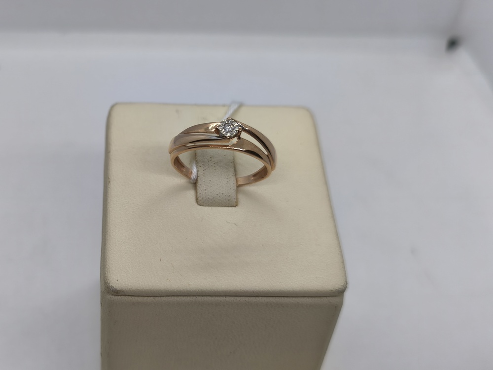 КОЛЬЦО БРИЛЛИАНТ Au 585