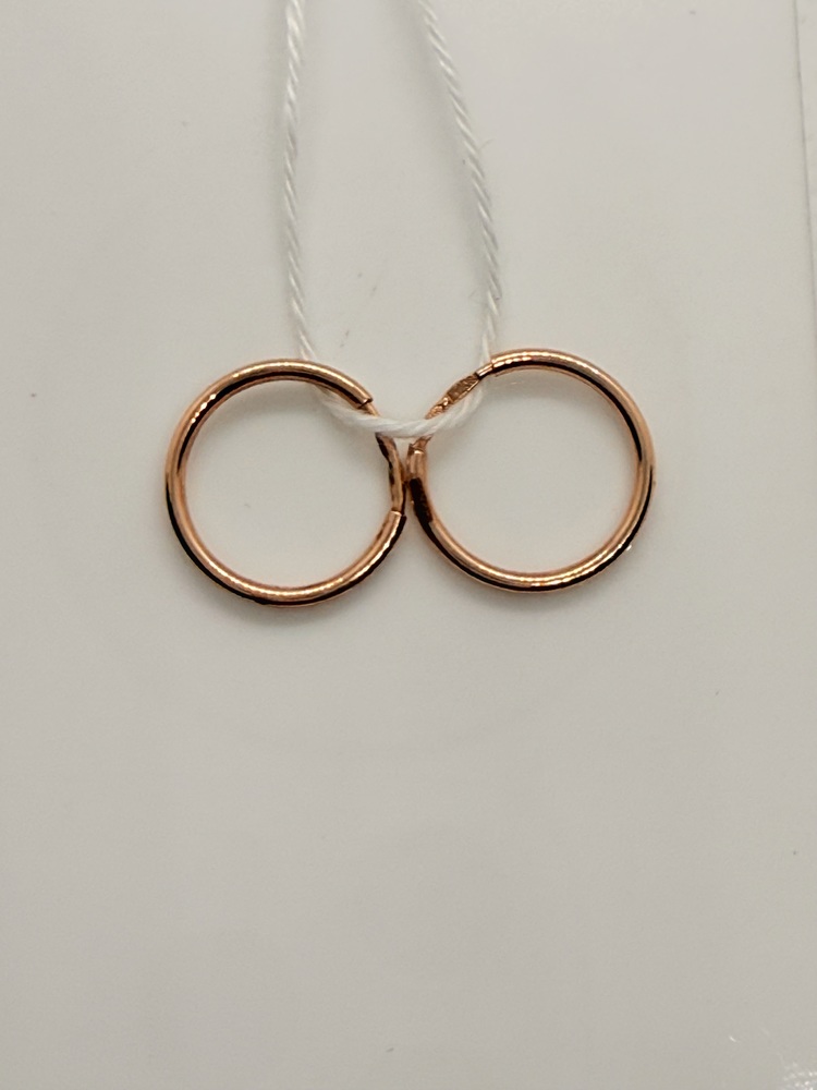 СКОН585 СЕРЬГИ КОНГО (Au 585)