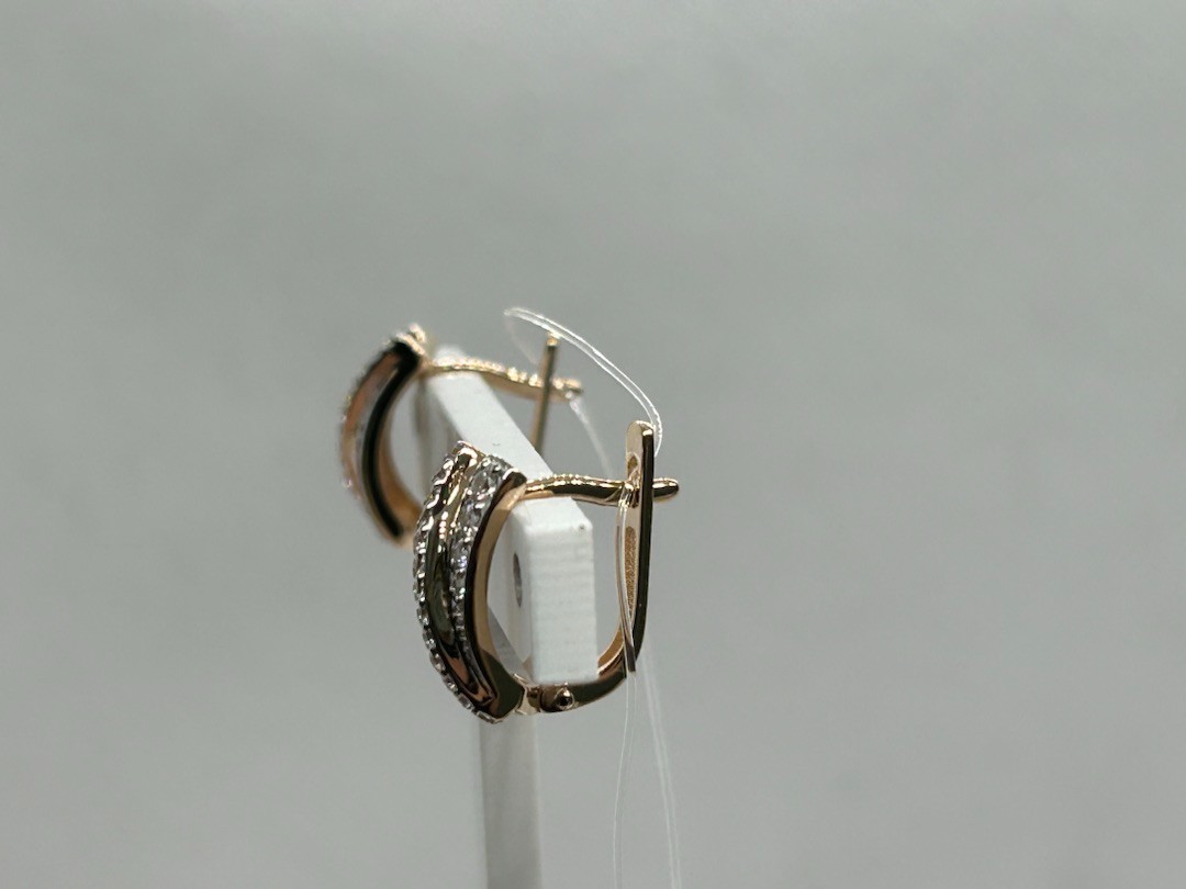 СЕРЬГИ С КАМНЯМИ (Au 585)