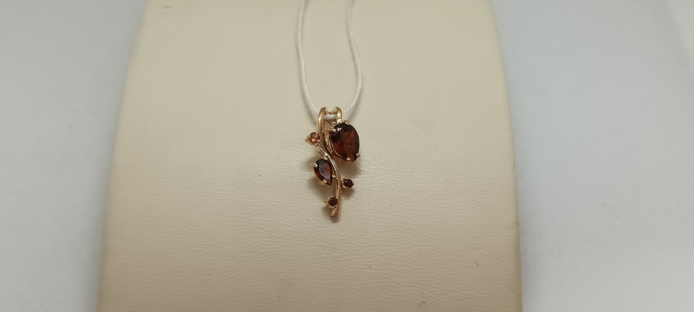 ПОДКМИ585 ПОДВЕСКА С КАМНЯМИ (Au 585)