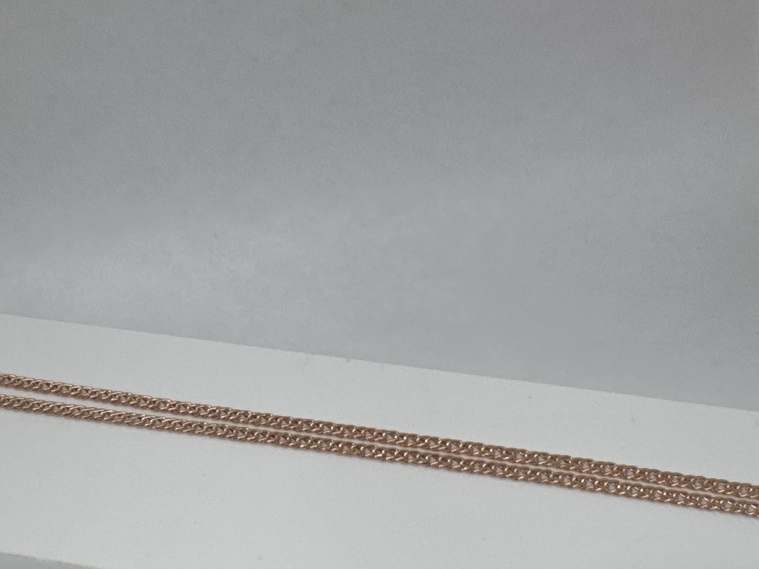 ЦЕПЬ ПУСТОТЕЛАЯ Ромб двойной (Au 585)