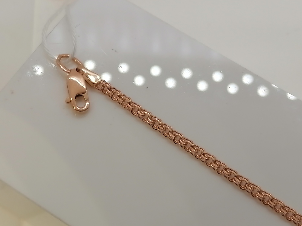 БЛБ585 БРАСЛЕТ ПОЛНОВЕСНЫЙ Бисмарк (Au 585)