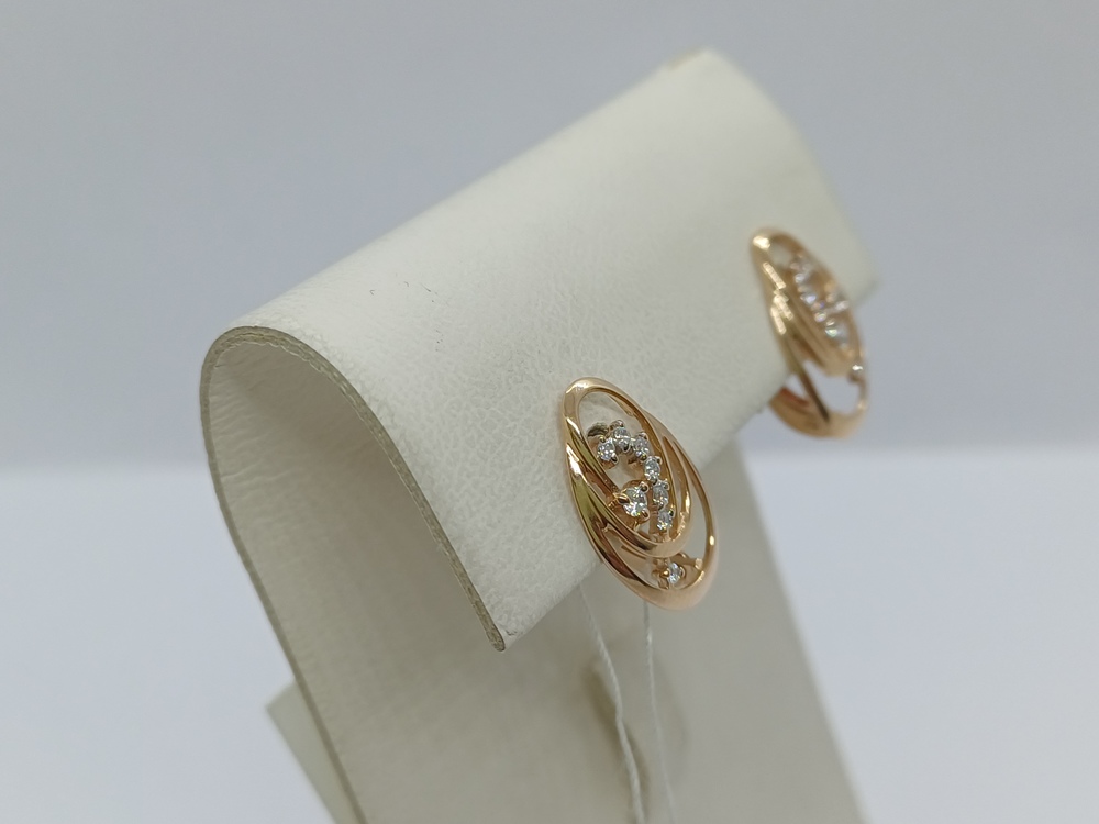 СЕРЬГИ С КАМНЯМИ (Au 585)