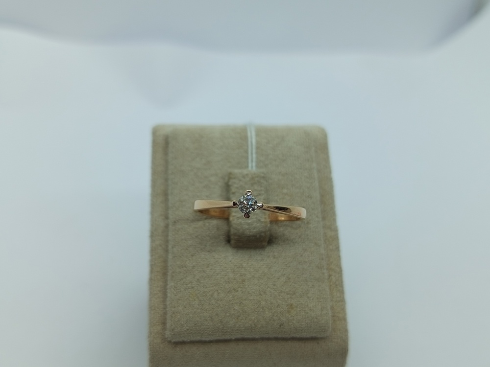 КОЛЬЦО БРИЛЛИАНТ Au 585