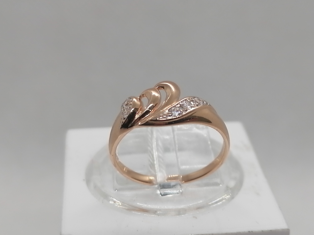 КОЛКМИ585 КОЛЬЦО С КАМНЯМИ (Au 585)