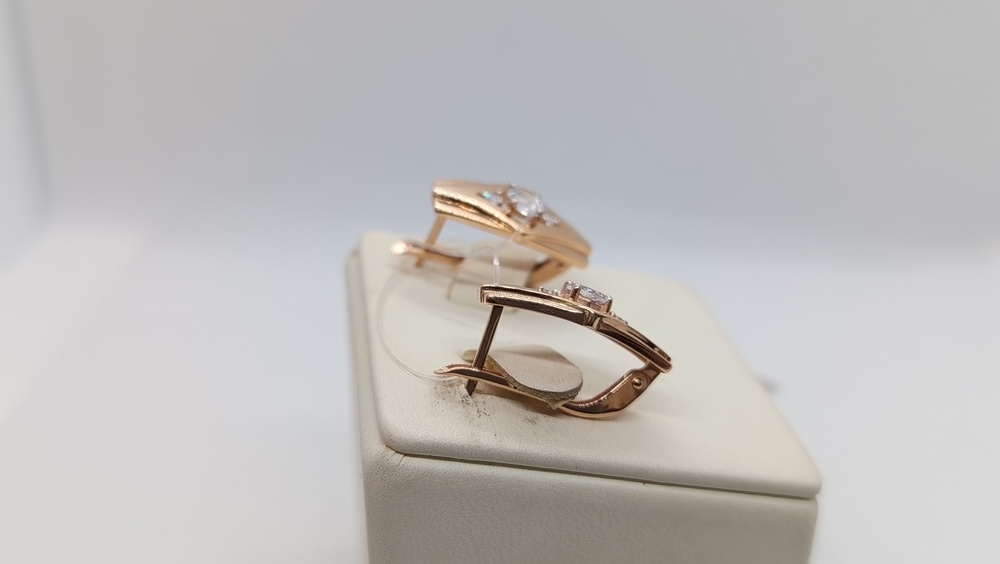 СЕРЬГИ С КАМНЯМИ (Au 585)