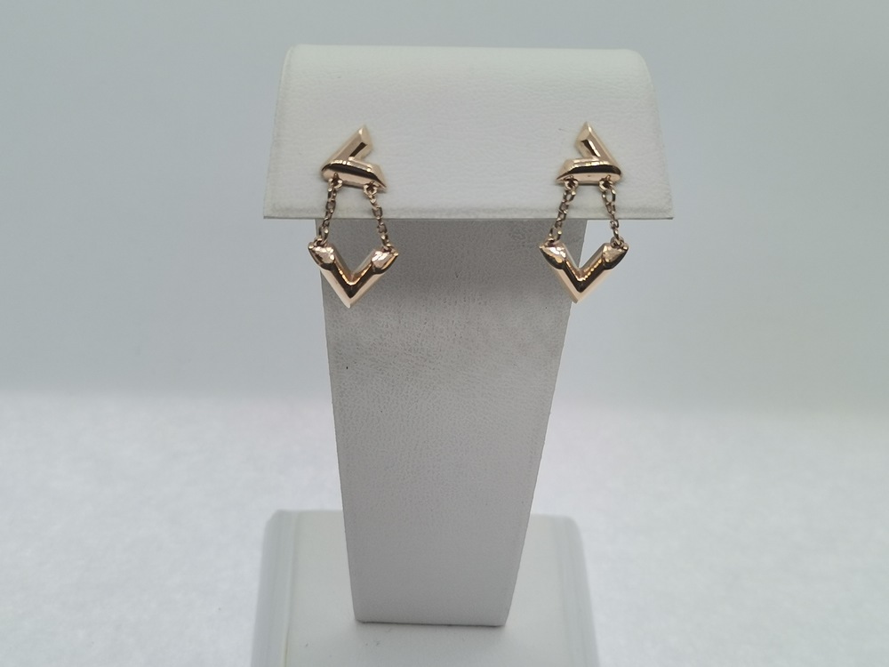 СЕРЬГИ ПУСЕТЫ без камня (Au 585)