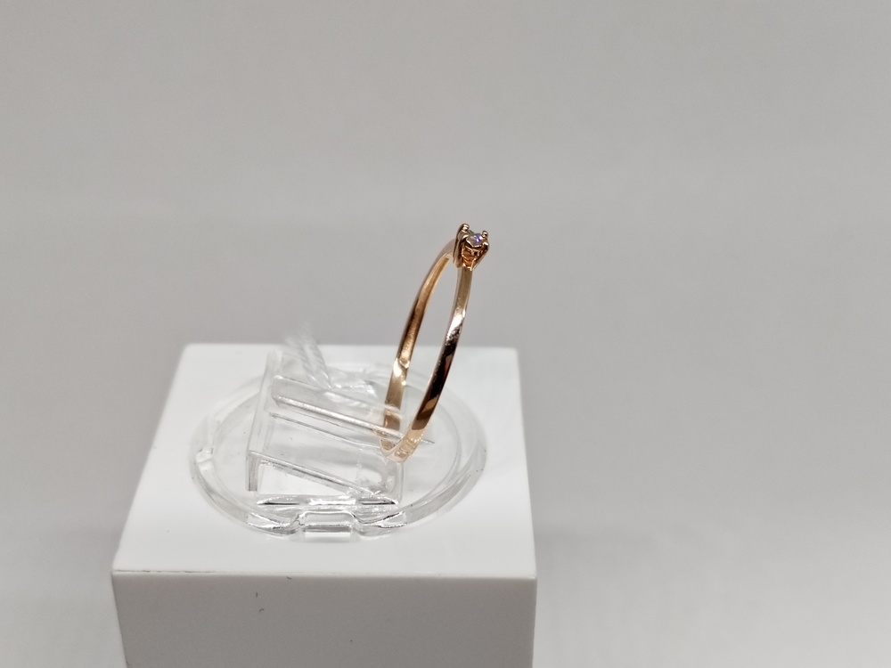 КОЛКМ585 КОЛЬЦО С КАМНЕМ (Au 585)