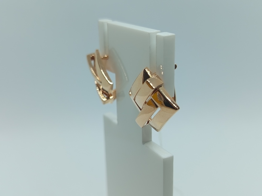 СЕРЬГИ БЕЗ КАМНЯ (Au 585)