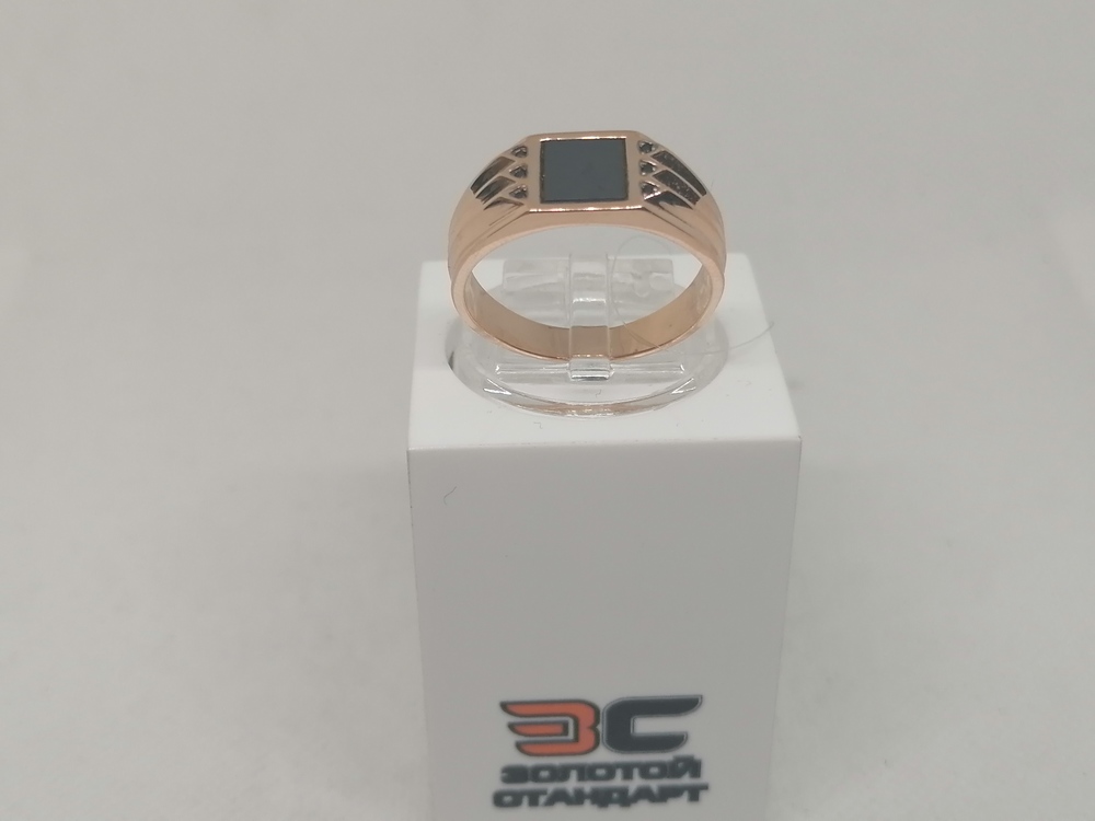 ПЕЧАТКА С КАМНЯМИ (Au 585)