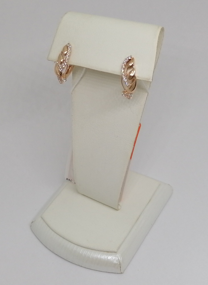 СКМИ585 СЕРЬГИ С КАМНЯМИ (Au 585)