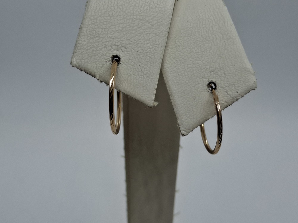 СЕРЬГИ КОНГО без камня (Au 585)