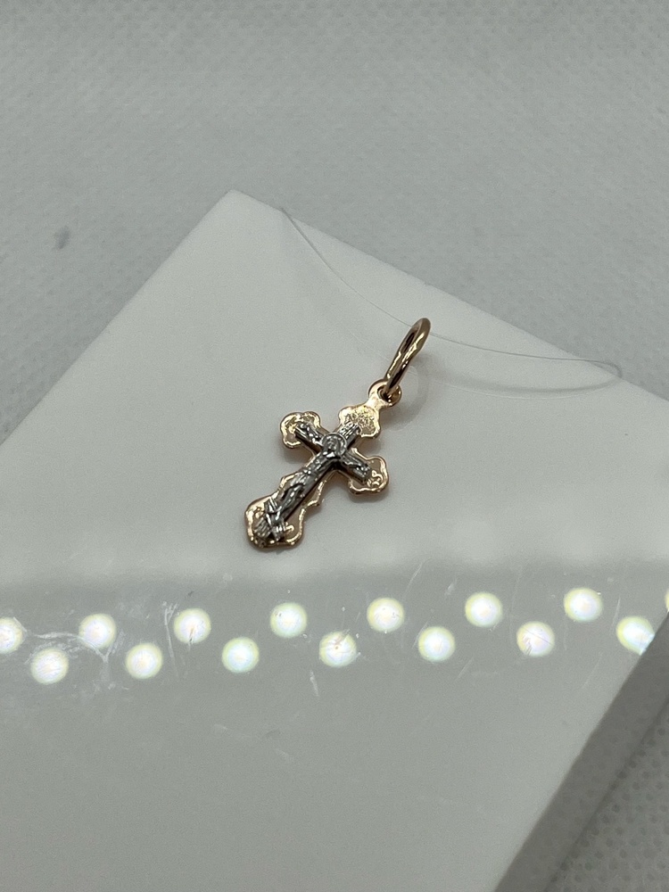 ПОДВЕСКА КРЕСТ без камня (Au 585)