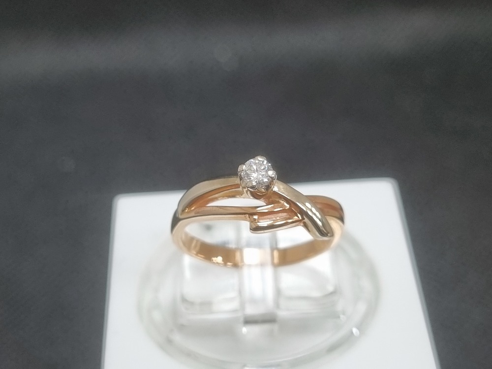 КОЛЬЦО БРИЛЛИАНТ Au 585