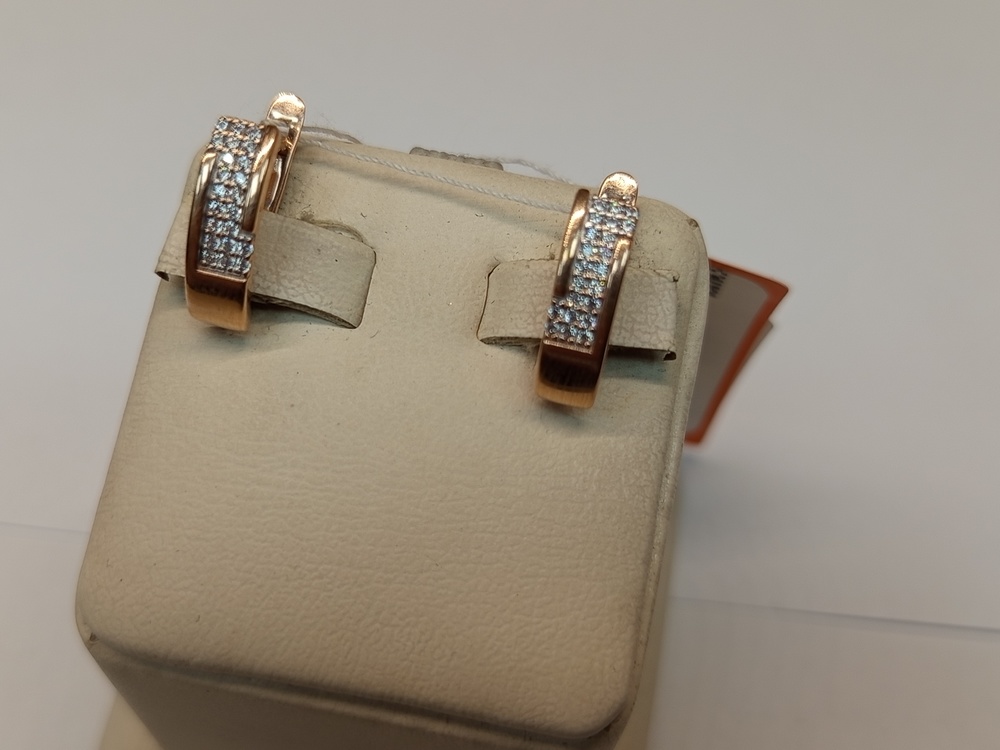 СЕРЬГИ С КАМНЯМИ (Au 585)