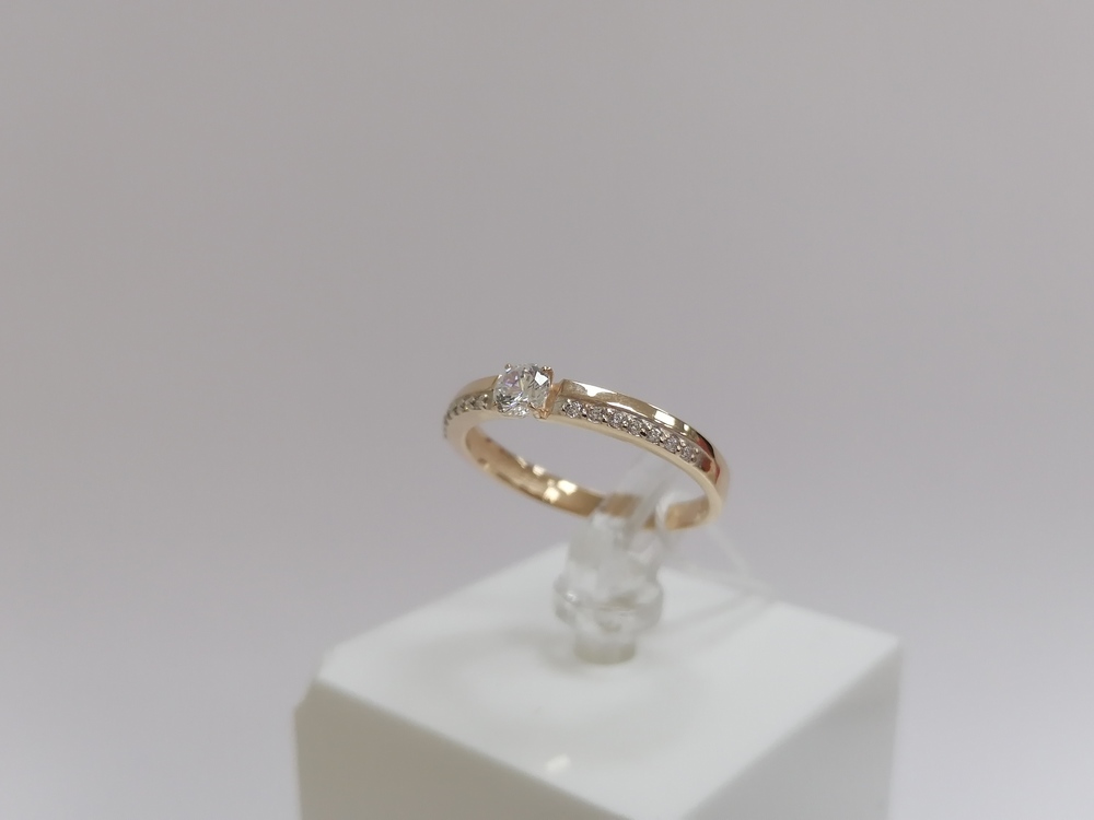 КОЛКМИ585 КОЛЬЦО С КАМНЯМИ (Au 585)