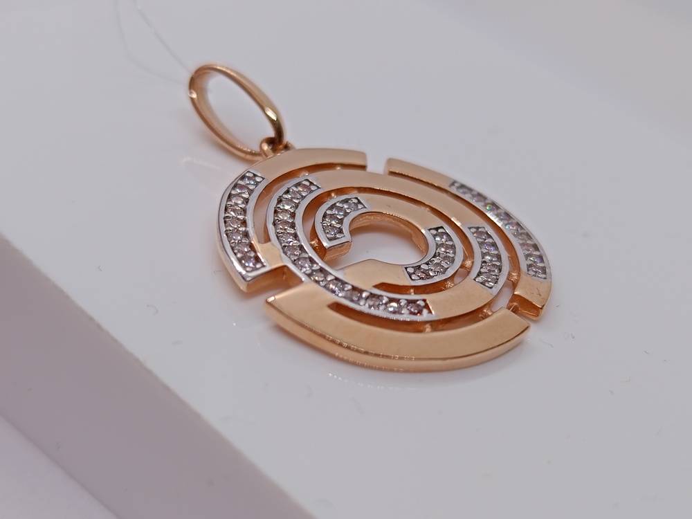 ПОДВЕСКА С КАМНЯМИ (Au 585)