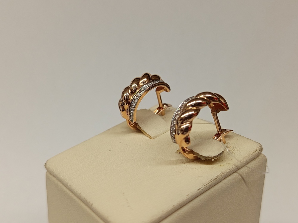 СЕРЬГИ С КАМНЯМИ (Au 585)