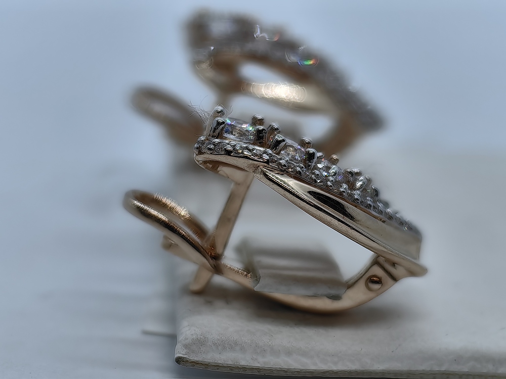 СЕРЬГИ С КАМНЯМИ (Au 585)