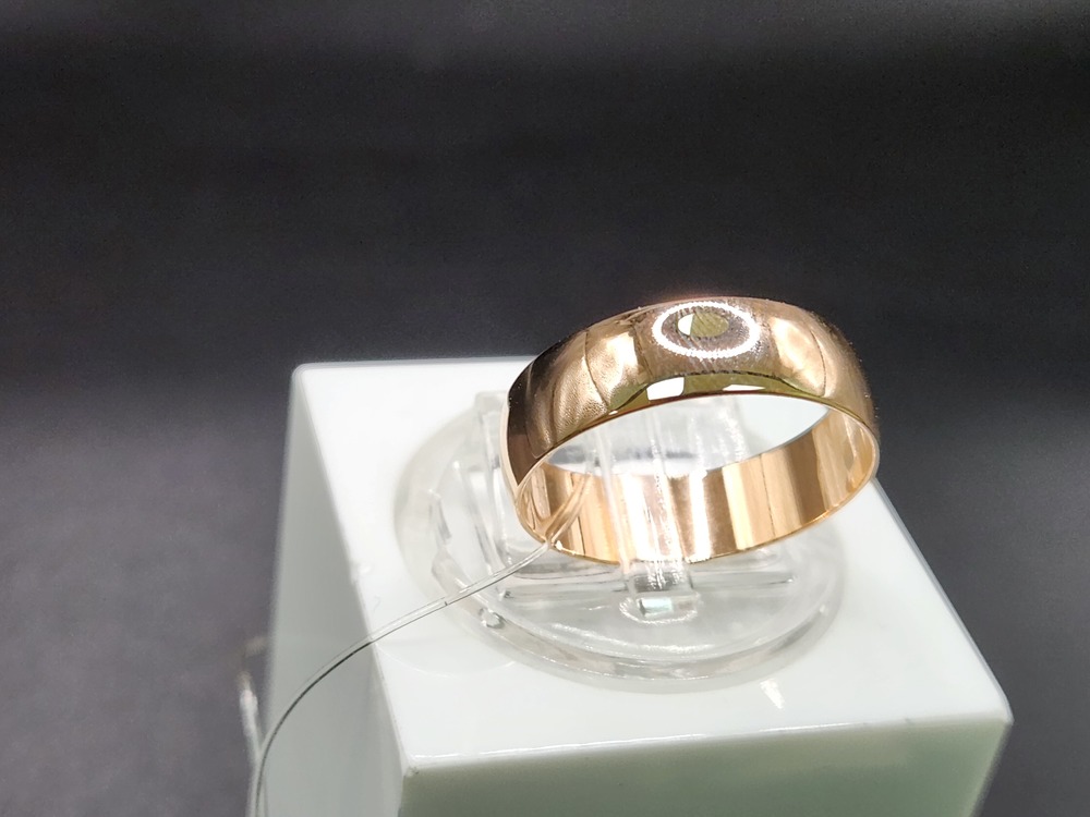 КОЛЬЦО ОБРУЧАЛЬНОЕ без камня (Au 585)