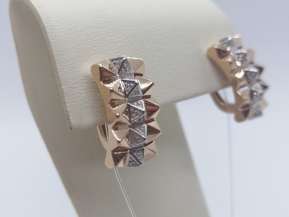 СЕРЬГИ С КАМНЯМИ (Au 585)