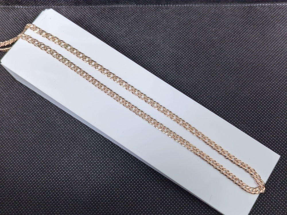 ЦЛР2585 ЦЕПЬ ПОЛНОВЕСНАЯ Ромб двойной (Au 585)