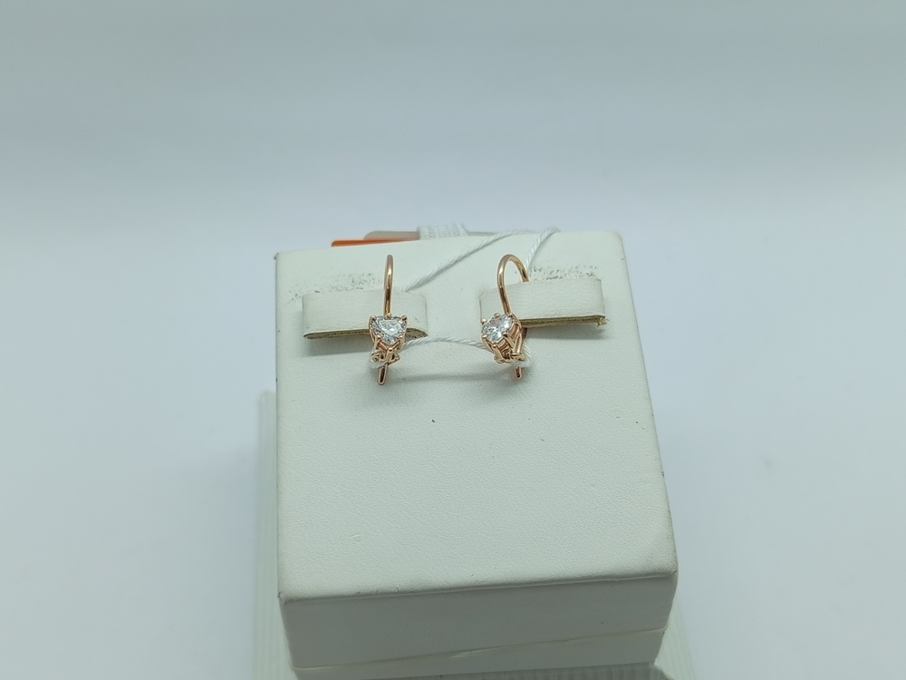 СКМ585 СЕРЬГИ С КАМНЕМ (Au 585) СКМ585 СЕРЬГИ С КАМНЕМ (Au 585)