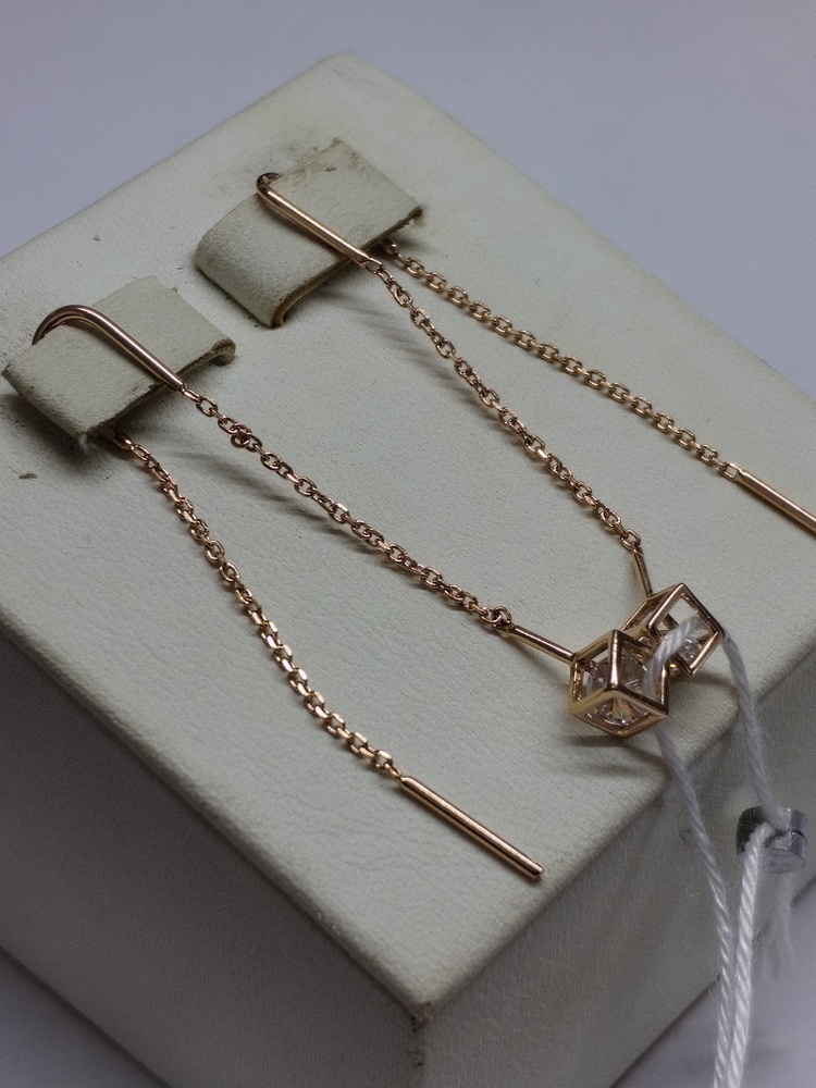 СПРО585 СЕРЬГИ ПРОДЕВКИ (Au 585)