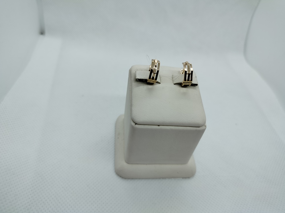 СЕРЬГИ БЕЗ КАМНЯ (Au 585)