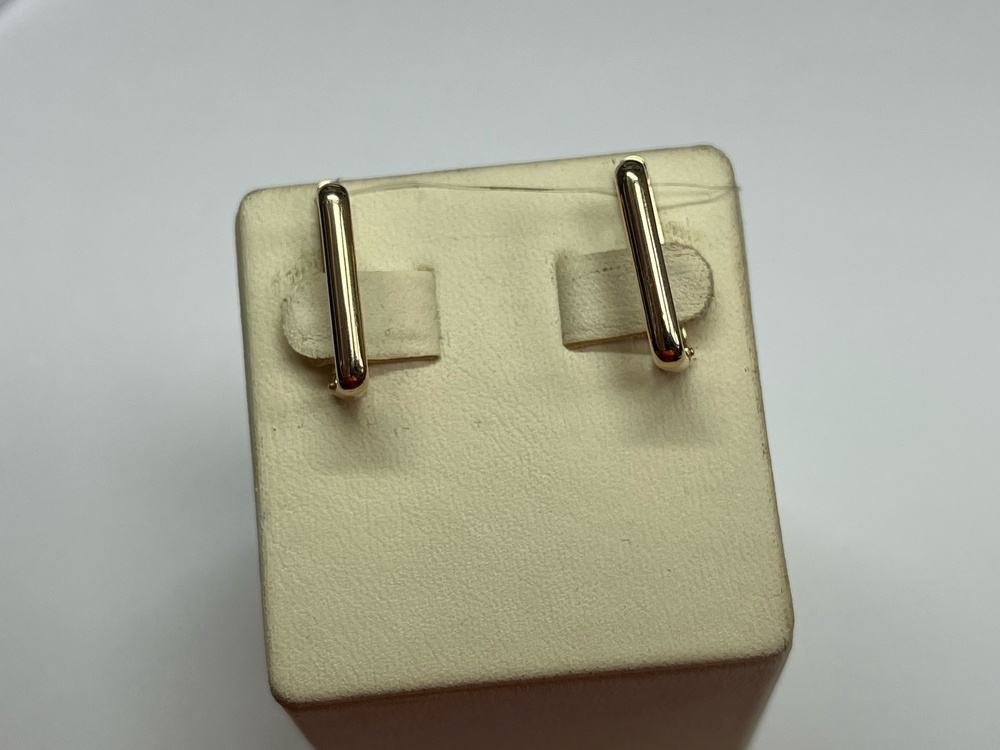 СЕРЬГИ БЕЗ КАМНЯ (Au 585)