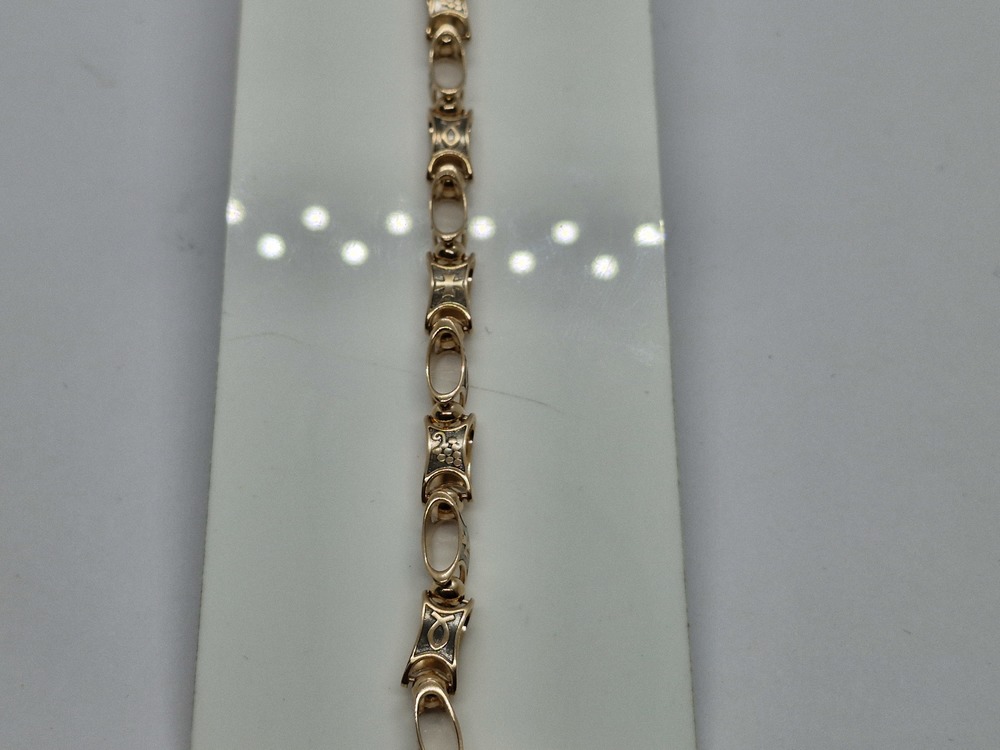 БРАСЛЕТ ПОЛНОВЕСНЫЙ Фантазия Au 585